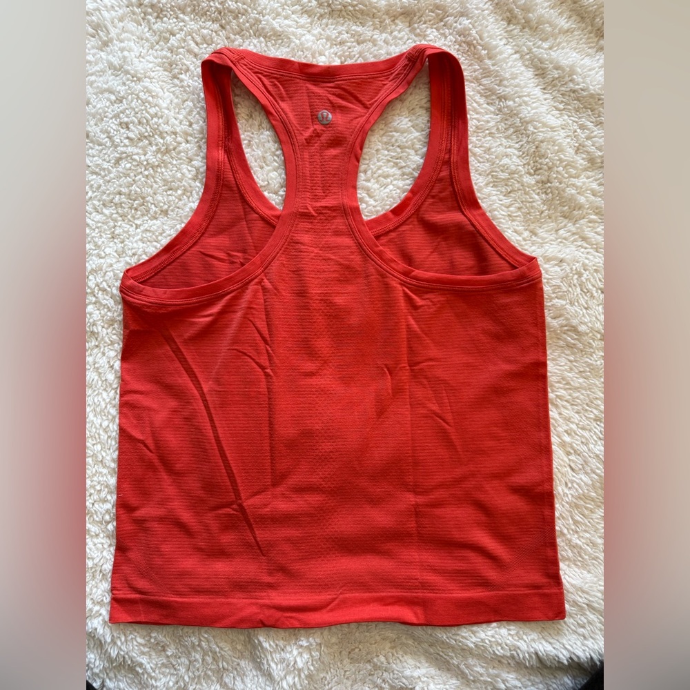 Lululemon Swiftly Tech Racerback Tank Orange 6